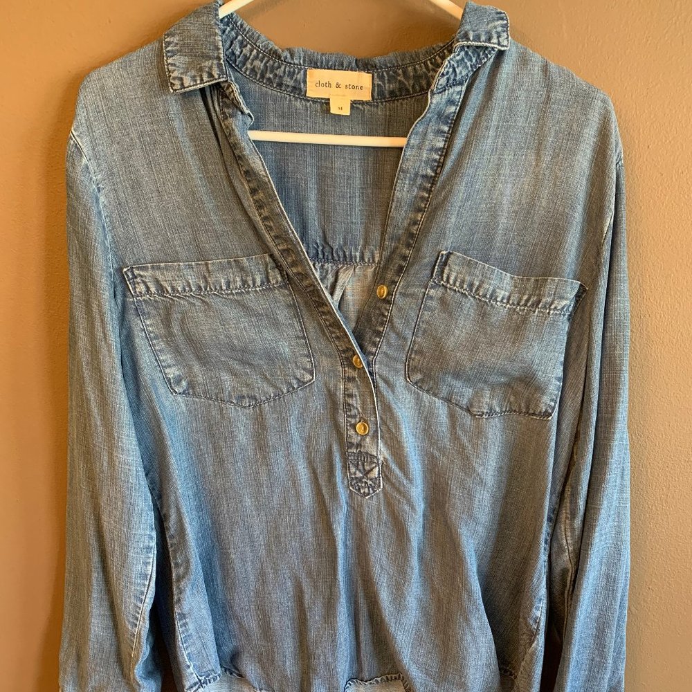 Cloth & Stone Jean Shirt